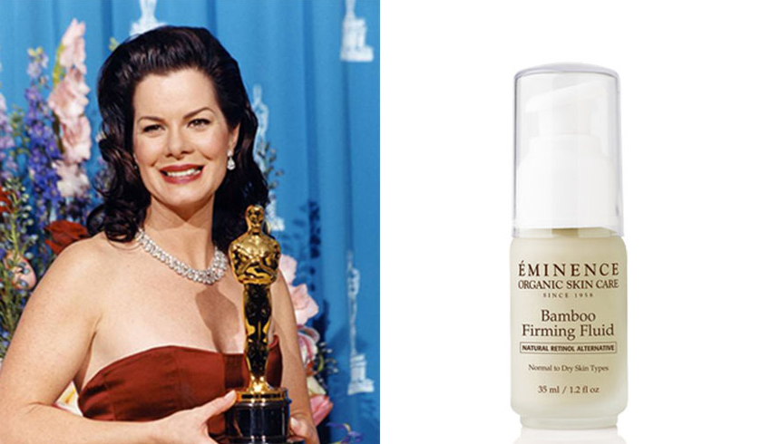 Marcia Gay Harden and Eminence Organics Bamboo Firming Fluid