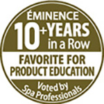 Eminence Voted Favorite for Product Education 11 years in a row