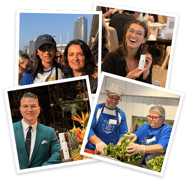 Eminence team members at various events