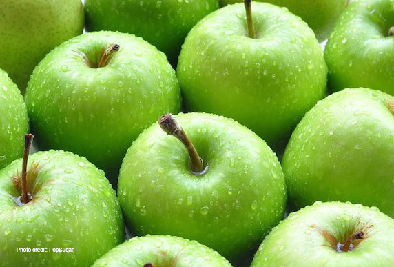 Swiss green apples