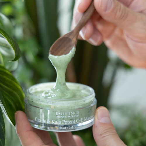 citrus & kale masque