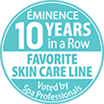 Eminence Voted Favorite Skin Care Line 10 years in a row