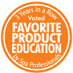 Voted Favorite Product Education 3 years in a row award badge