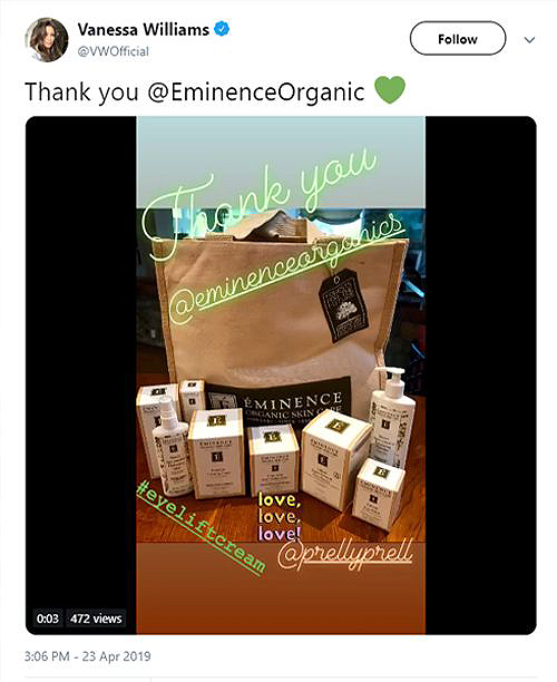 Vanessa Williams tweet