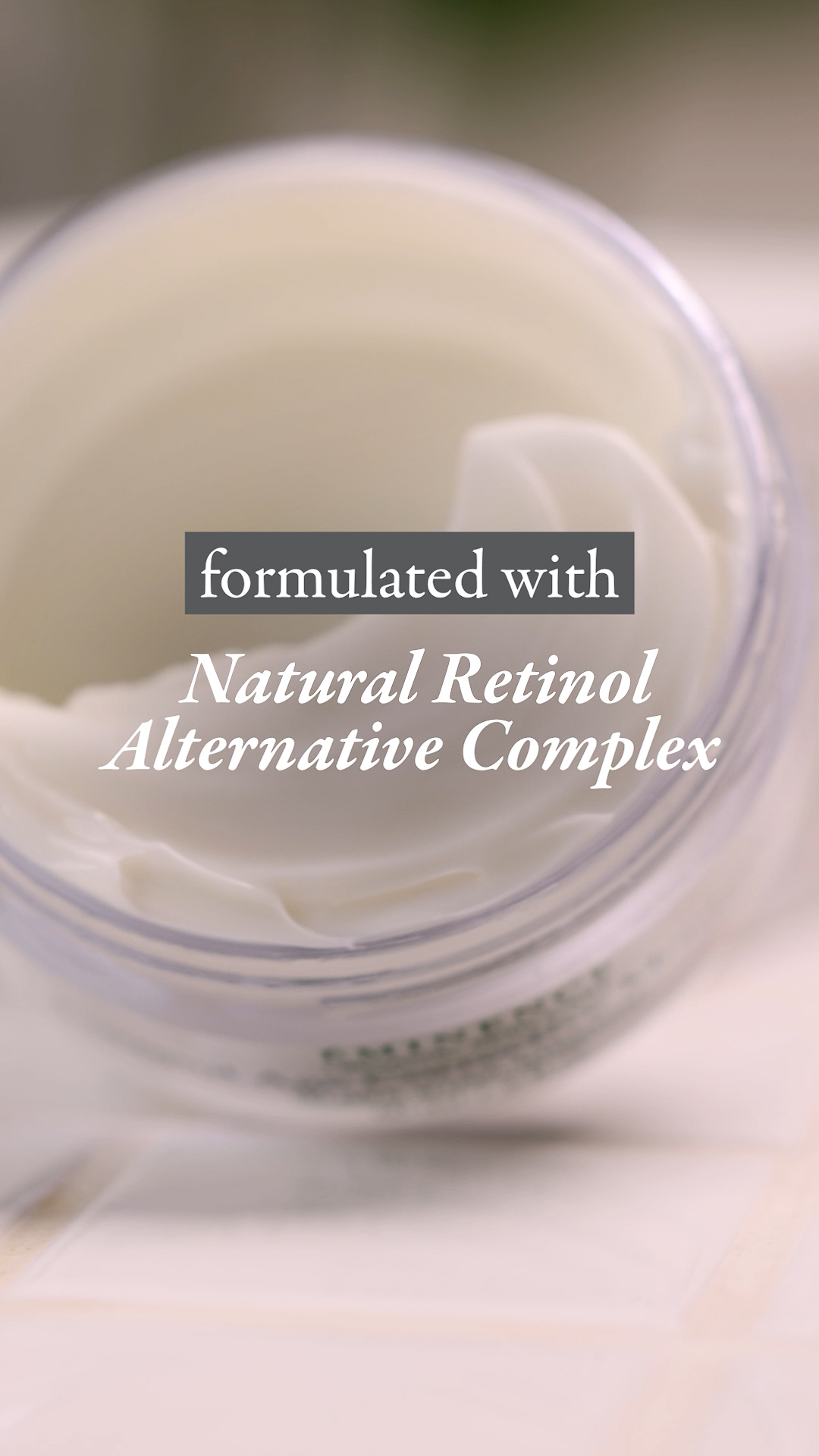 Open jar of Eminence Organics Coconut Age Corrective Moisturizer