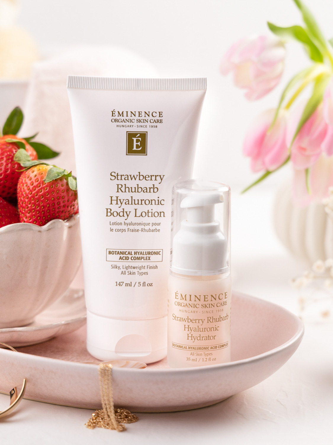 Eminence Organics Strawberry Rhubarb Collection
