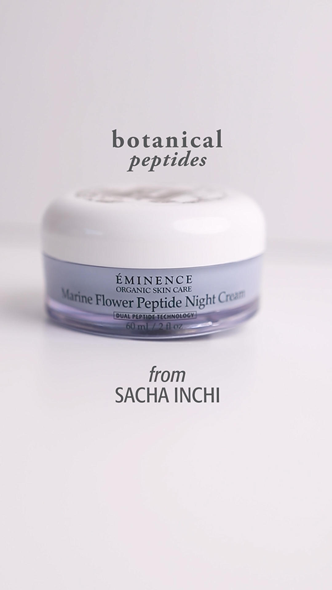 The Eminence Organics Marine Flower Peptide Night Cream jar