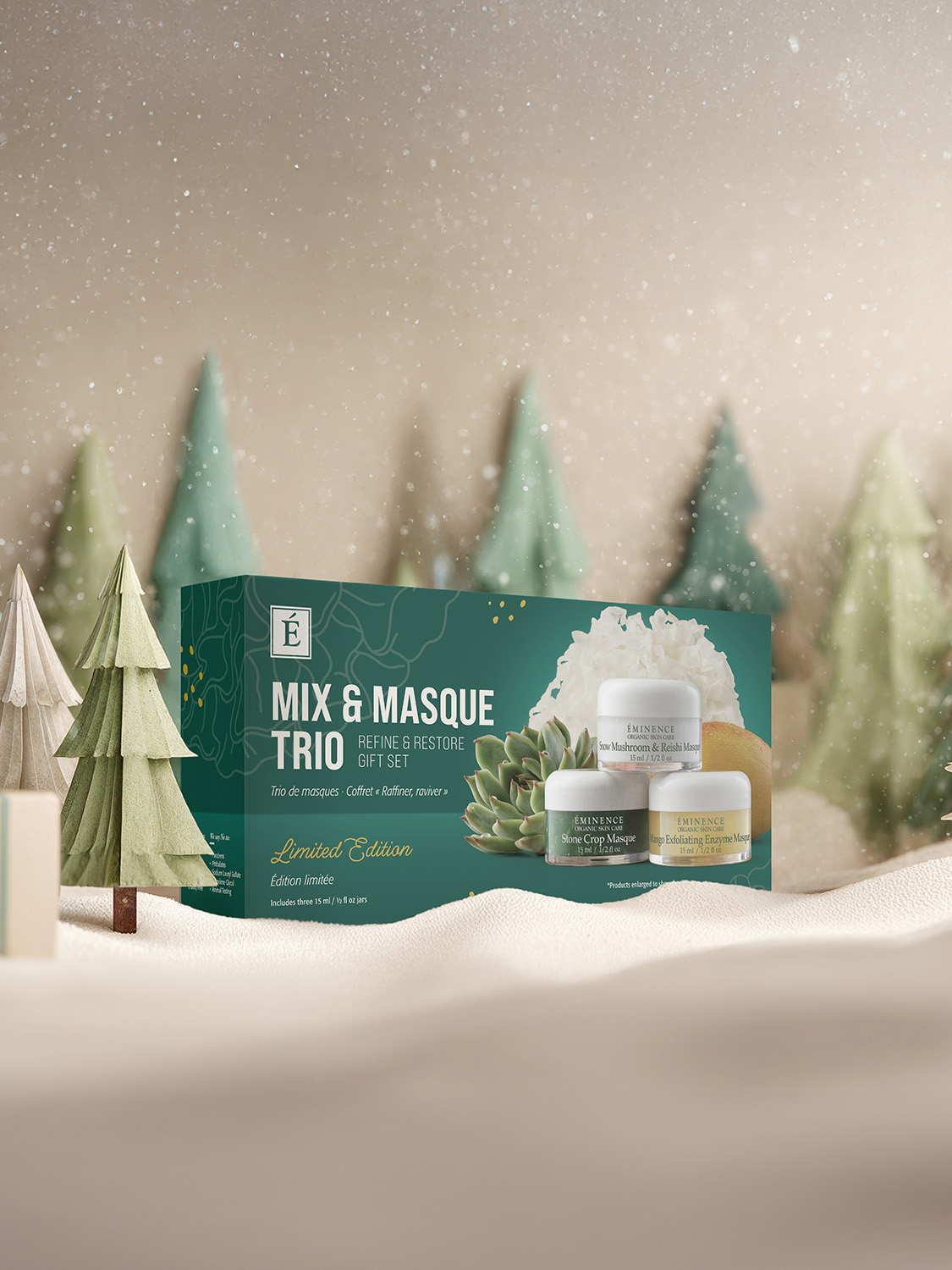 Eminence Organics Mix and Masque Trio: Refine & Restore Gift Set