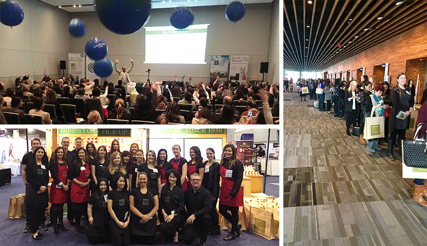 Record Attendance For Eminence Organics At Esthétique Spa International Vancouver
