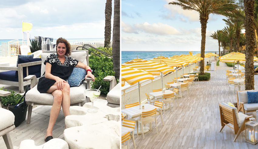 Eminence Organics holiday contest winner and Eau Palm Beach Resort and Spa