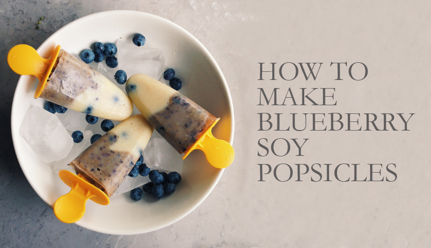 How To Make Blueberry Soy Popsicles