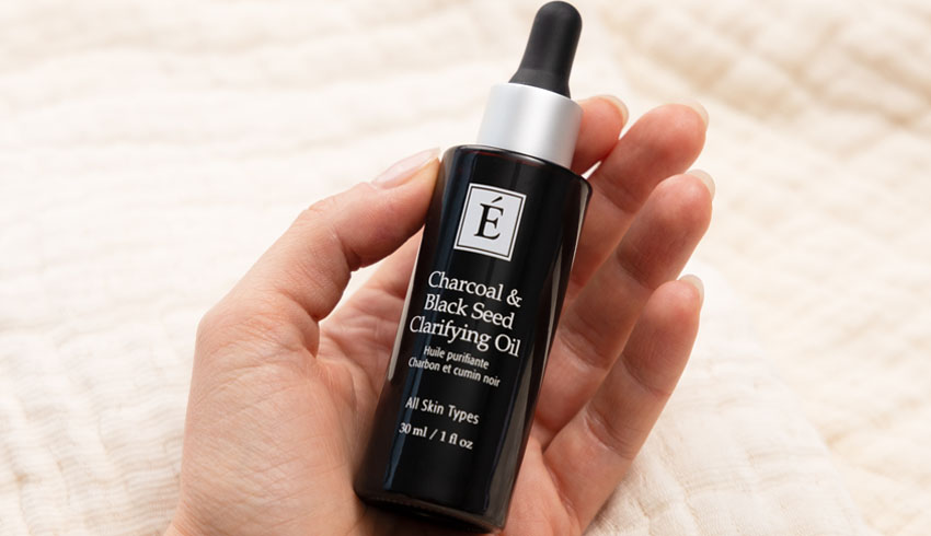 Charcoal black seed clarifying face oil