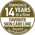 American Spa Professional's Choice Awards Winner for Favorite Skin Care Line for Fourteen Consecutive Years