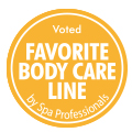 American Spa Professionals' Choice Awards 2015 Winner for Favorite Body Care Line