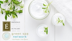 Green Spa Network logo and Eminence Organics logo