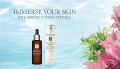 Target Wrinkles With The New Eminence Organics Marine Flower Peptide Collection