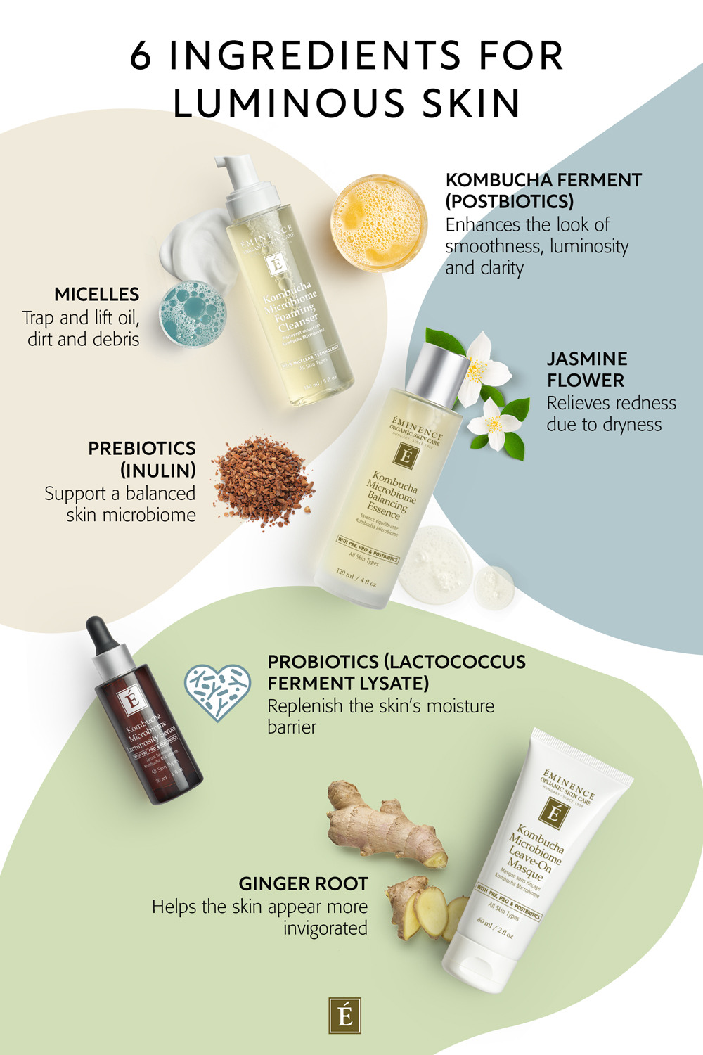 Infographic: Six Ingredients for Luminous Skin