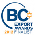 BC Exports Awards 2012: Nominated for Top 3 Sustainable Businesses in British Columbia