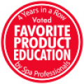 American Spa Professionals' Choice Awards Winner for Favorite Product Education for Four Consecutive Years
