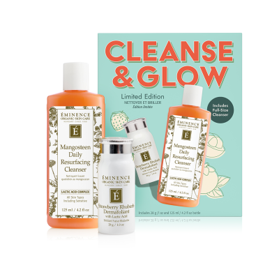 Holiday 2024 Cleanse & Glow Gift Set Front