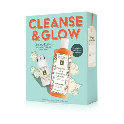 Holiday 2024 Cleanse & Glow Gift Set Side